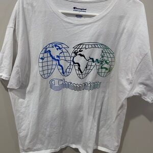 Champion White Athletic T-Shirt